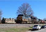 CSX 3305 leads train L619-06 southbound